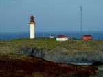 Lighthouse op Cape Race, de zuidelijkste punt van New Foundland